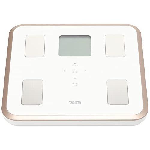 タニタ 体重 体組成計 バックライト 日本製 ホワイト BC-810 WH フルドット液晶の表示画面採用/顔イラストや応援メッセージ表示 体重 サイズ