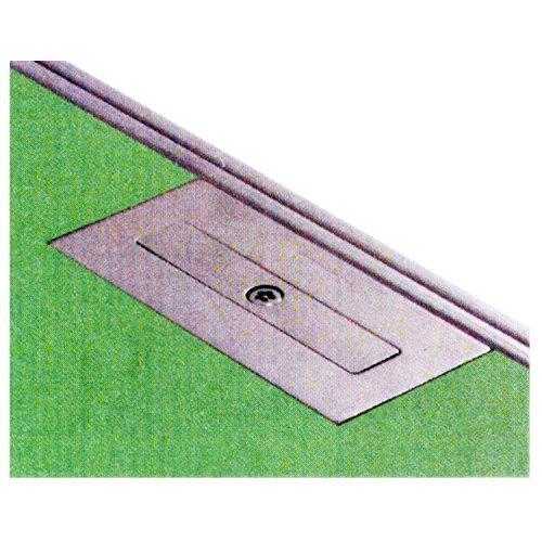 カネソウ 床点検口 フロアーハッチ 屋内外用 ステンレス製 把手ロック式 モルタル充填用 300mm MSXS-M300 把手