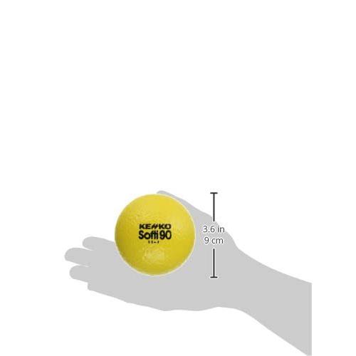 最新 ナガセケンコー ケンコーソフティボール90 黄 1ダース(12個) S90-Y 黄 90mm 【1828676025】(10031円)