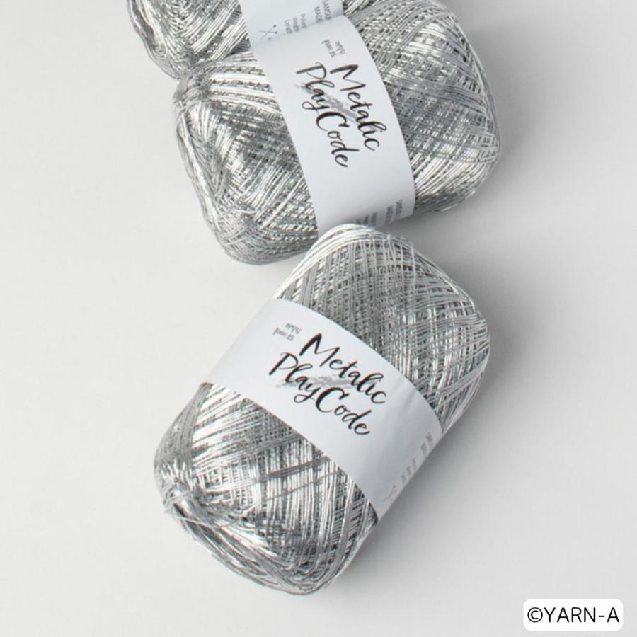 韓国毛糸 SNS話題 毛糸 編み物 編み糸 かぎ針編み 棒針編みMetallic Play Code (70g) メタリックプレイコード メタリックコード メタル糸 編み糸 メタリック糸 |  | 09