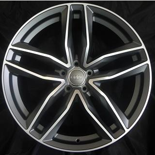 NEW／アウディ対応 A1196 A6 C8(9.5J+35 112×5H) (21インチ,ポリッシュ