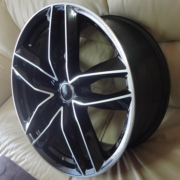 NEW／アウディ対応 A1196(9.5J+35 112×5H) (21インチ,ブラック