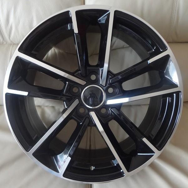 NEW／アウディ対応 A1329(8.0J+45 112×5H) (18インチ,ブラック