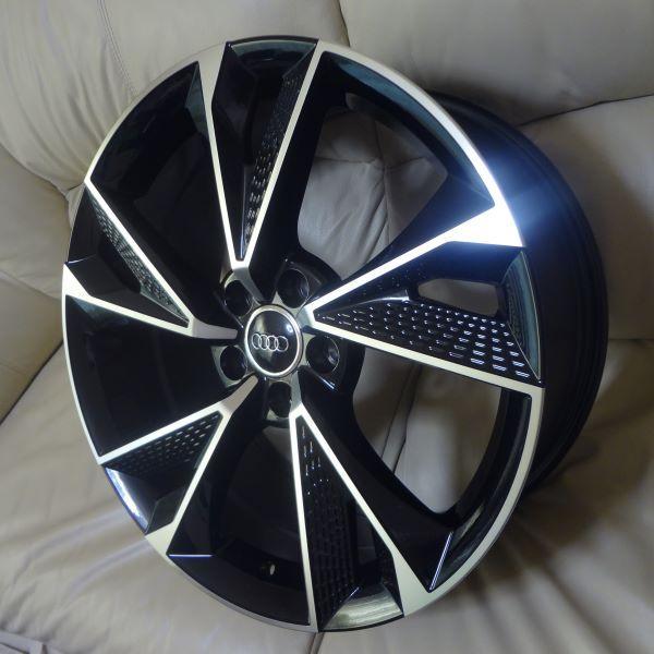 アウディ対応 A5671(8.5J+35 112×5H) (19インチ,ポリッシュブラック