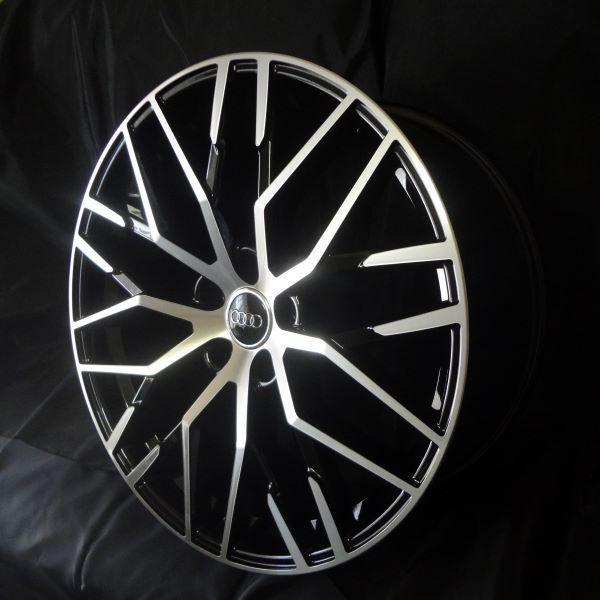 アウディ対応 A1349(9.0J+42 112×5H) (20インチ,ブラック,ホイール,1台