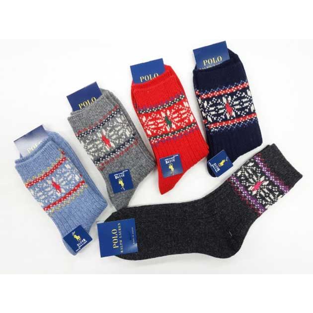 POLO RALPH LAUREN（ポロ・ラルフローレン） レディース ソックス 厚地