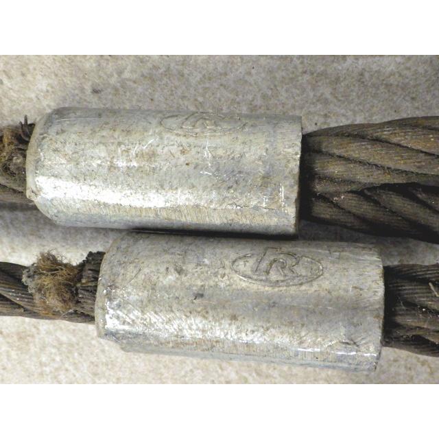 中古 3点吊り ワイヤーフック 長さ異なる全長1800x1 1500x2 2tフック 