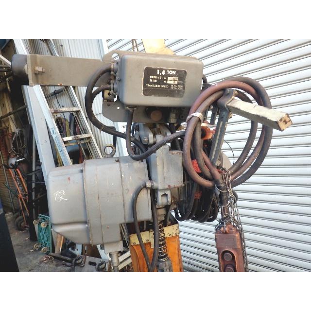 中古 KITO 三相200V 揚程3m 1.4ton電動チェーンブロック 2 中古 KITO 三相200V 揚程3m 1.4ton電動チェーンブロック 2