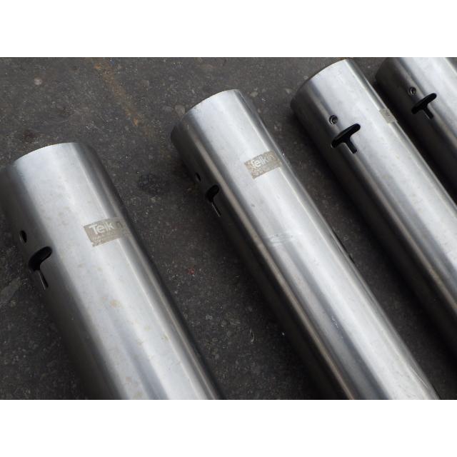 中古 帝金/TEIKIN ステンレスポールx4 駐車場 会場 区画 新でん 中古 帝金/TEIKIN ステンレスポールx4 駐車場 会場 区画 新でん