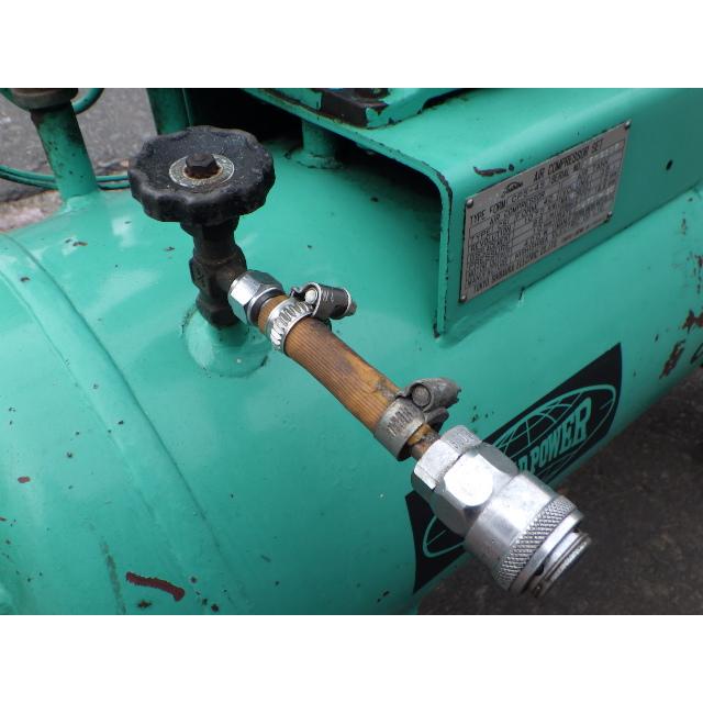 中古 東芝 0.5馬力常圧エアコンプレッサー CP5-4S 1971年製 中古 東芝 0.5馬力常圧エアコンプレッサー CP5-4S 1971年製