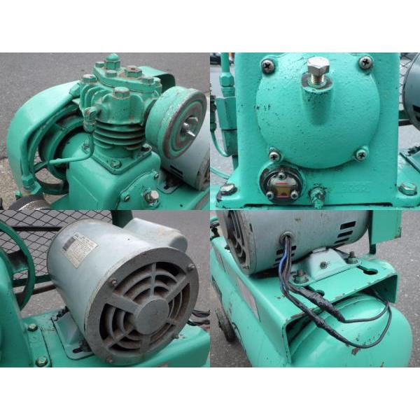 中古 東芝 0.5馬力常圧エアコンプレッサー CP5-4S 1971年製 中古 東芝 0.5馬力常圧エアコンプレッサー CP5-4S 1971年製