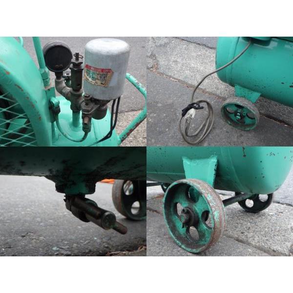 中古 東芝 0.5馬力常圧エアコンプレッサー CP5-4S 1971年製 中古 東芝 0.5馬力常圧エアコンプレッサー CP5-4S 1971年製