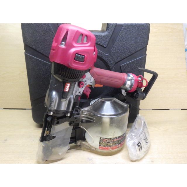 中古良品 マックス MAX 90mm高圧コイルネイラ HN-90N4(D) 新でん : 新 