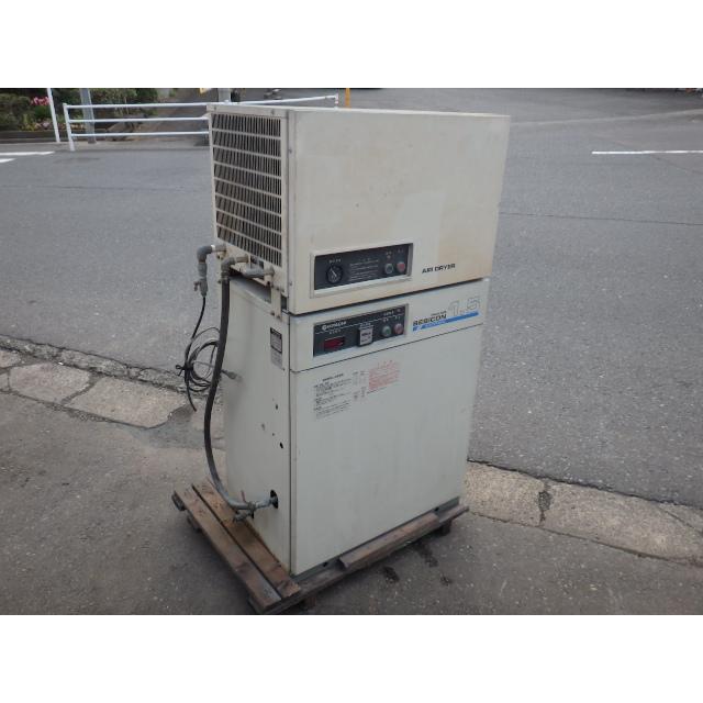 中古 日立 2馬力エアーコンプレッサー PBD-1.5EA5 約250時間 三相200V  