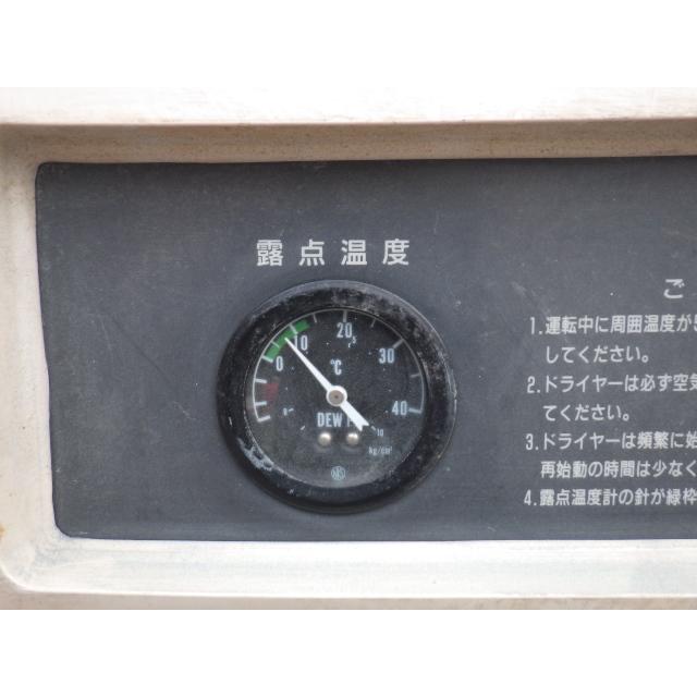 中古 日立 2馬力エアーコンプレッサー PBD-1.5EA5 約250時間 三相200V 50Hz ドライヤー付 新でん｜mfkshinden｜03