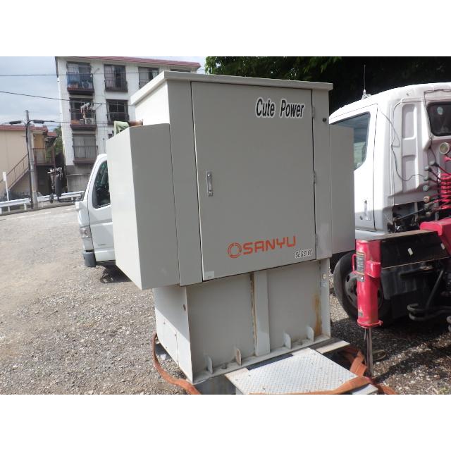 中古 非常用発電機 SANYU SEGS160 CUTE POWER 非常用電源 単相 中古 非常用発電機 SANYU SEGS160 CUTE POWER 非常用電源 単相