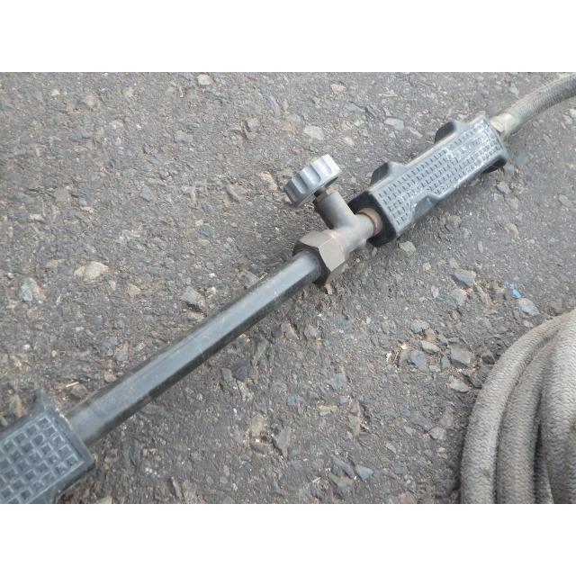 中古 LPGハンドトーチガスバーナー φ75mm 全長1m 新でん : 新でん