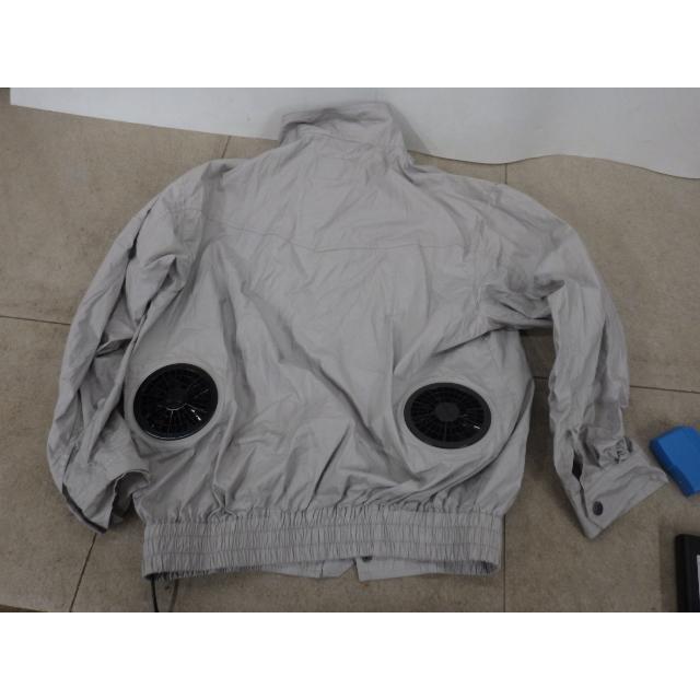 中古 空調服バッテリー／ファン 長袖ブルゾン Lサイズ LI-ULTRA1 新で