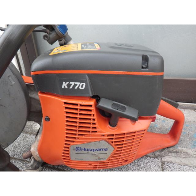 【中古】ハスクバーナ Husqvarna K770 パワーカッター コンクリートカッタ 350mm 2ストロークエンジン 混合ガソリン 本体のみ ハスクバーナ（Husqvarna） パワーカッター K770 14インチブレード別売
