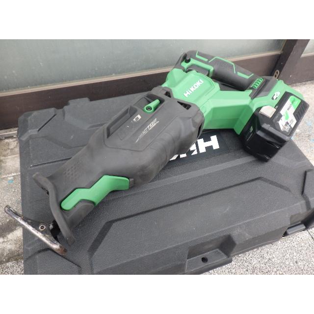 中古良品 HiKOKI(日立工機) 36Vコードレスセーバーソー CR36DA 刃付 新 