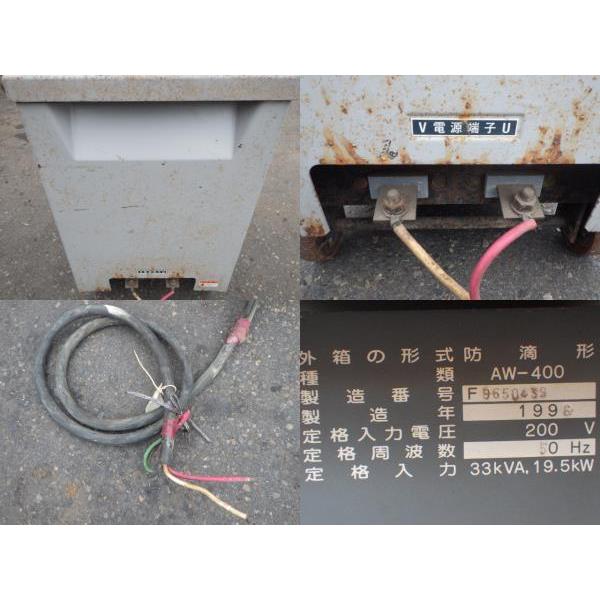 中古 DAIDEN 200V交流アーク溶接機 B型 BZ-400-3 96年製 200V 50Hz 新 