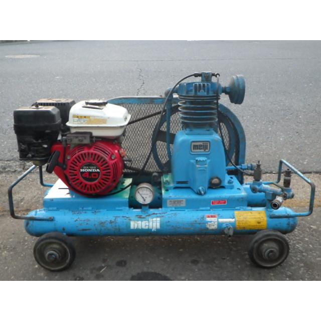 中古 明治 エンジンコンプレッサー GE-15CS 新でん : 新でん - 通販