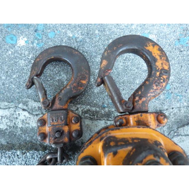 中古 KITO 0.8t レバーブロック LB008 2個セット ラッチ変形や欠品有 