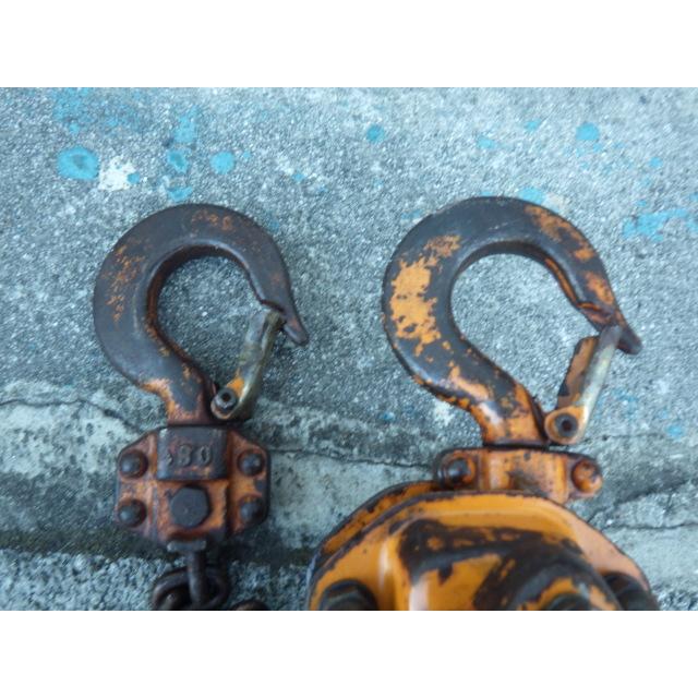 中古 KITO 0.8t レバーブロック LB008 2個セット ラッチ変形や欠品有 