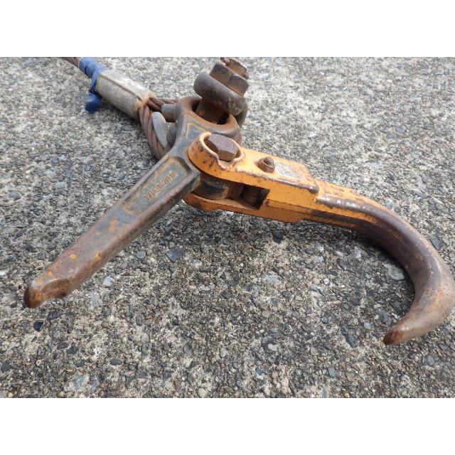 中古 スーパーツール 2tonスーパーロックフック SLH2 ワイヤー付 全長 