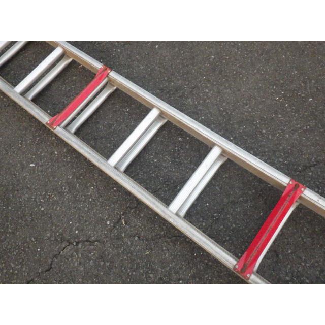 中古 アルインコ WD-80 全長：8m01cm 縮長：4m67cm 2段梯子 伸縮 