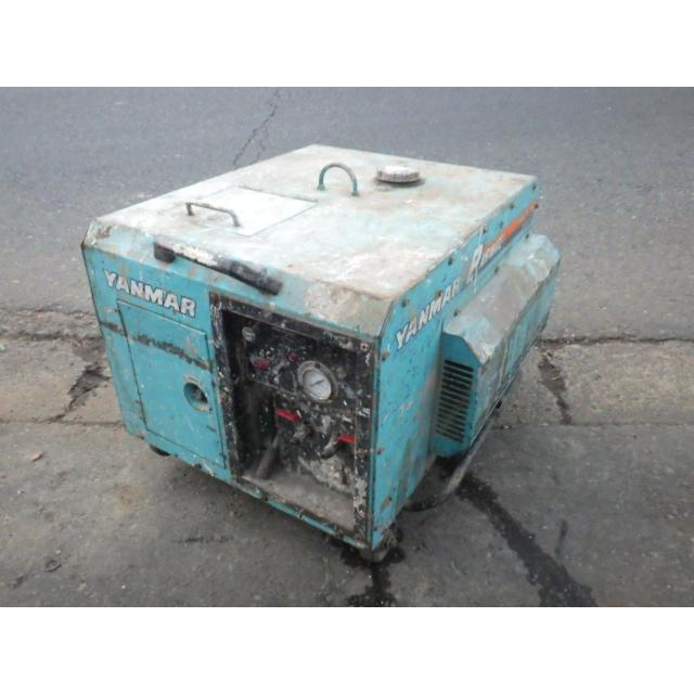中古 ヤンマー エンジン発電機 コンプレッサー YGC6SS 希少品 塗装汚れ