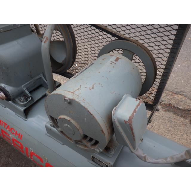 中古 日立 2馬力エアーコンプレッサー 1.5P-9.5V5 三相200V 50Hz 新で