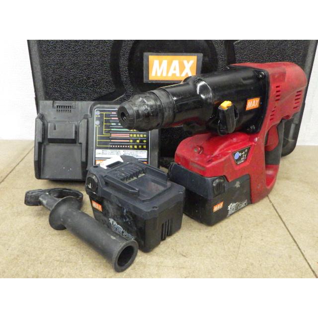 中古 マックス MAX 25.2V充電式ハンマードリル PJ-R265 新でん PJ-R266A
