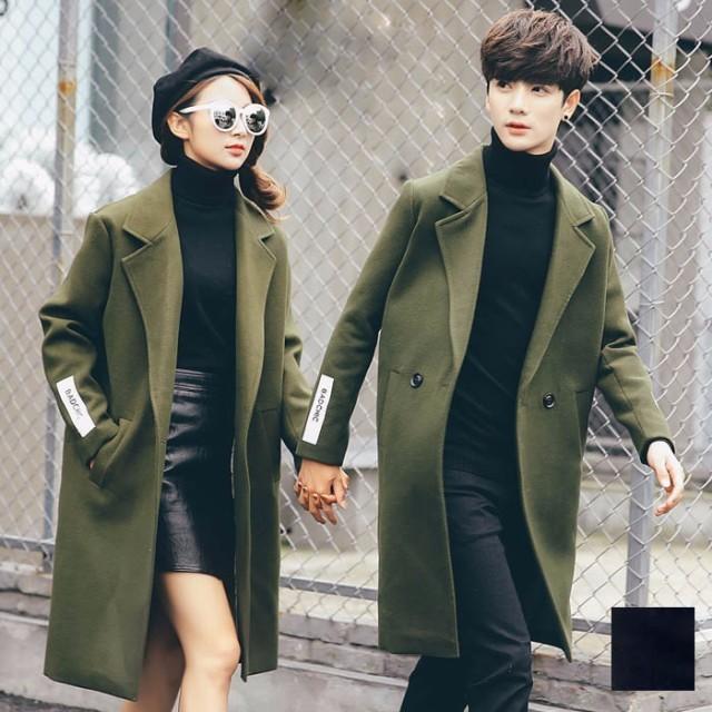 秋冬新作 チェスターコート 韓国風 ペアルック かっこいい スタイルいい スプリングコート トレンチコート 人気アイテム