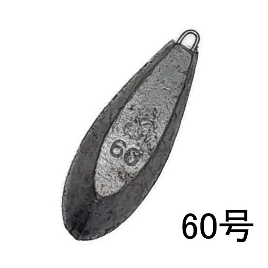 (バラ)おもり 釣り 六角おもり 60号 1個 バラ 小田原型 オモリ 鉛 関門工業 錘 60号 六角 オモリ｜mg-fishing