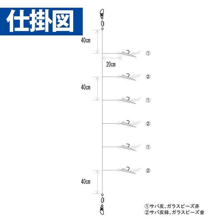 船釣用サビキ　メバル　アジ