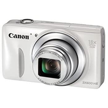 (中古品)Canon デジタルカメラ Power Shot SX600 HS ホワイト 光学18倍ズーム PSSX6