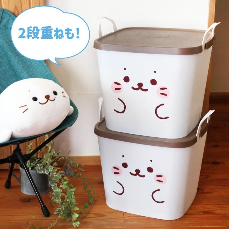 Mother garden 蓋つきバスケット しろたん 顔ぼん バスケット Mother garden 蓋つきバスケット しろたん 顔ぼん バスケット