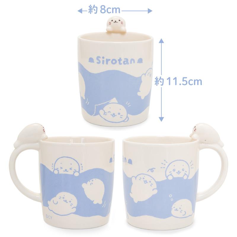 Mother garden しろたん のんびりマグカップ＆スプーンセット