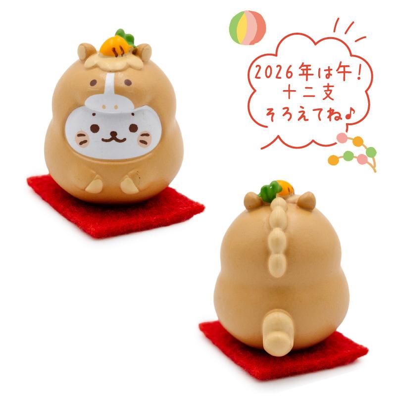 瑪瑙妖精！月⭐️ザクザクジオード⭐️ R61 台座付き Mother garden（マザーガーデン） しろたん お供え餅 鏡餅 単品 〔午年