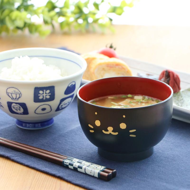 Mother garden しろたん 汁椀 顔ぼん 大 400mL 電子レンジ対応 Mother garden しろたん 汁椀 顔ぼん 大 400mL 電子レンジ対応
