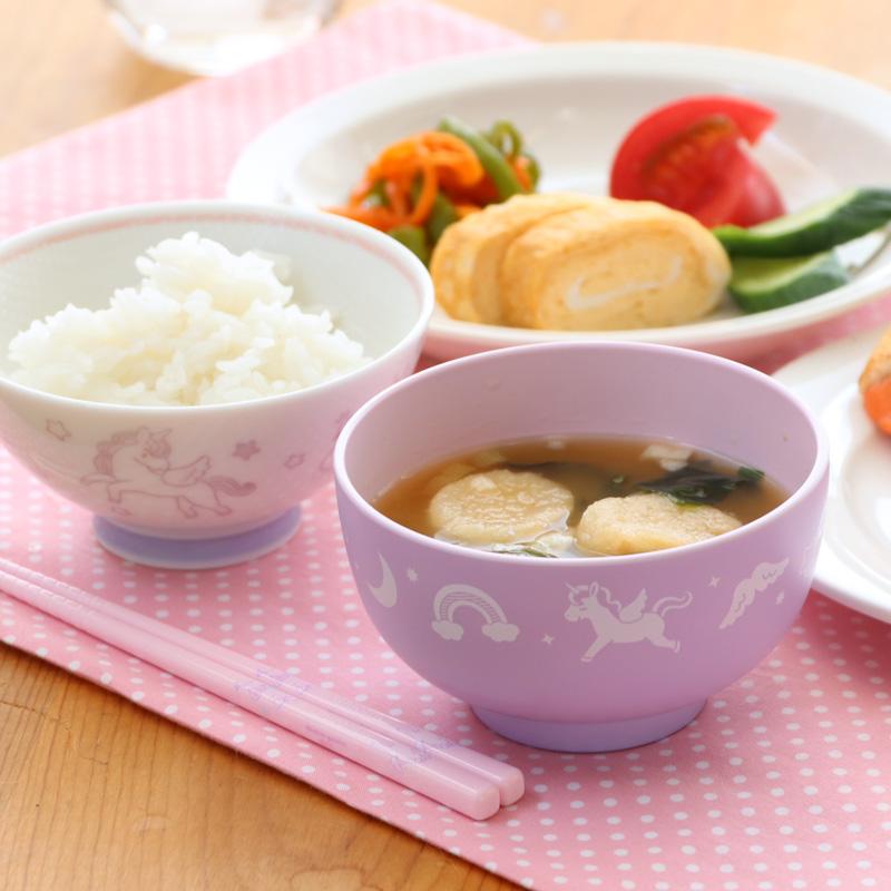 汁椀 ユニコーン 野いちご お味噌汁椀 お椀 子供食器 女の子 子供用 子供食器｜mg-sweet｜06