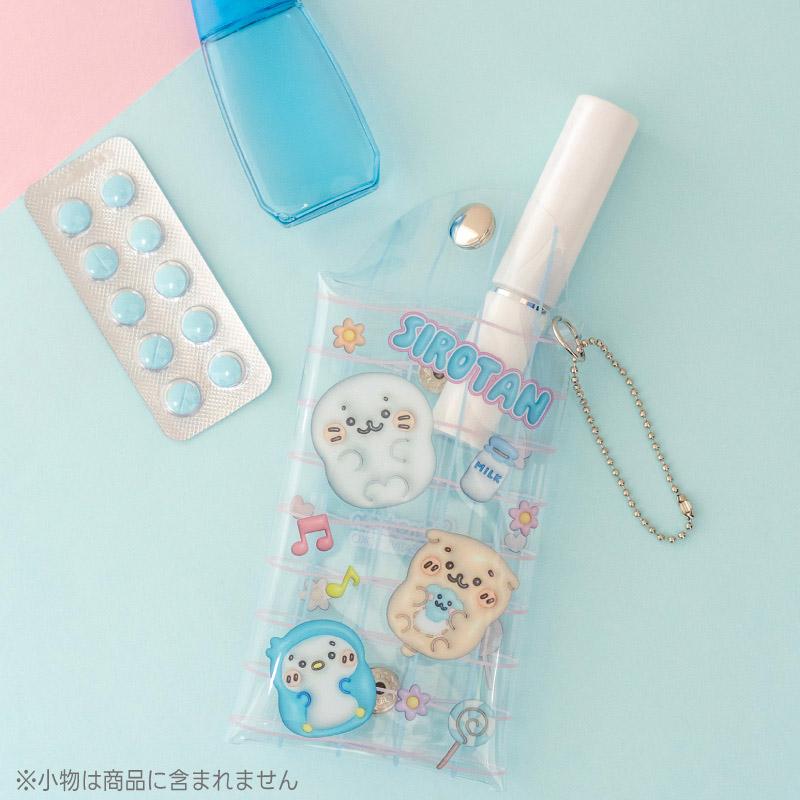 Mother garden（マザーガーデン） しろたん クリアポーチ 〔単品〕 猫