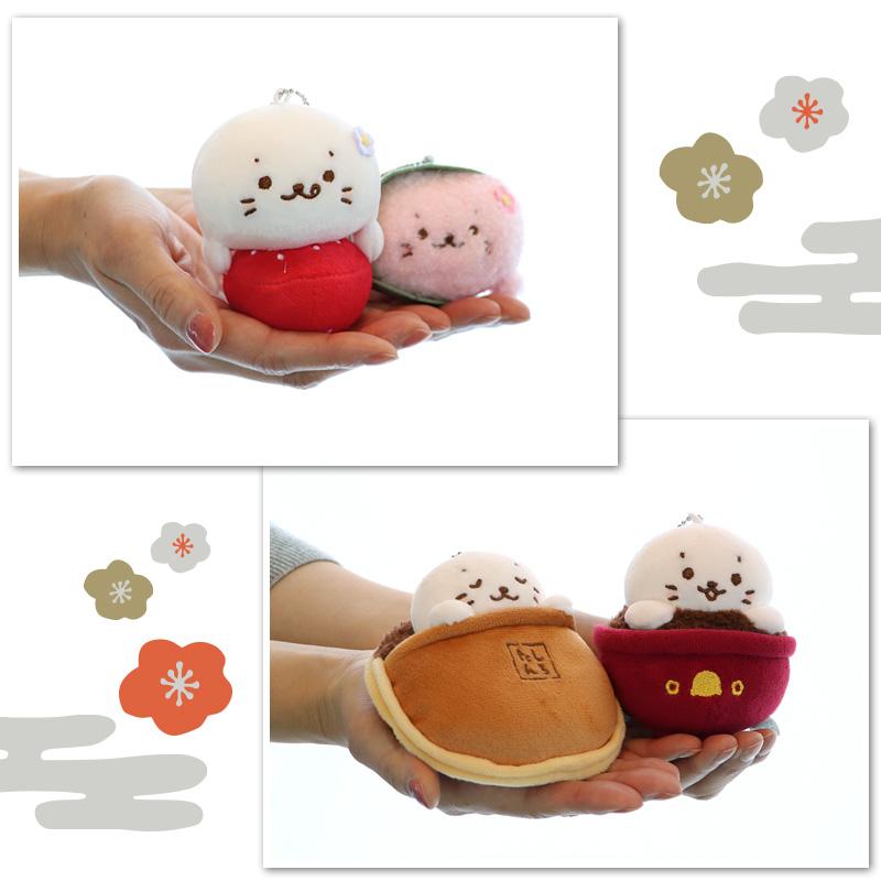 Mother garden しろたん 和菓子キーホルダー 単品 いちご大福 Mother garden しろたん 和菓子キーホルダー 単品 いちご大福