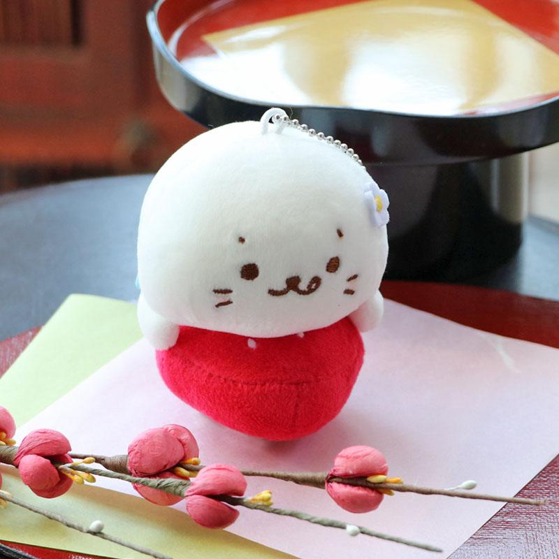 Mother garden しろたん 和菓子キーホルダー 単品 いちご大福 Mother garden しろたん 和菓子キーホルダー 単品 いちご大福