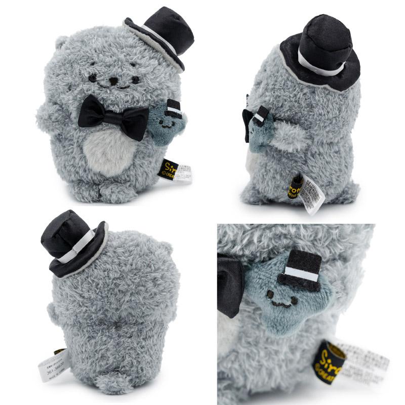 しろたん モノクロぽてぽてマスコット 単品 〔しろたん らっこいぬ らむね〕 ふわふわ ぬいぐるみ マスコット 小さい 手のり | Mother garden | 07