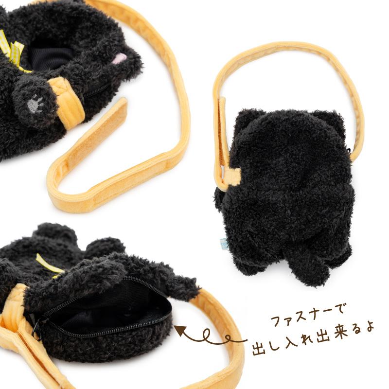 ついてきちゃうしろたん マスコット 着せ替え服 専用ショルダー付き 猫カバー 単品 〔三毛 グレー ハチワレ 黒〕 ついたん ぬいぐるみ ぬい撮り | Mother garden | 18