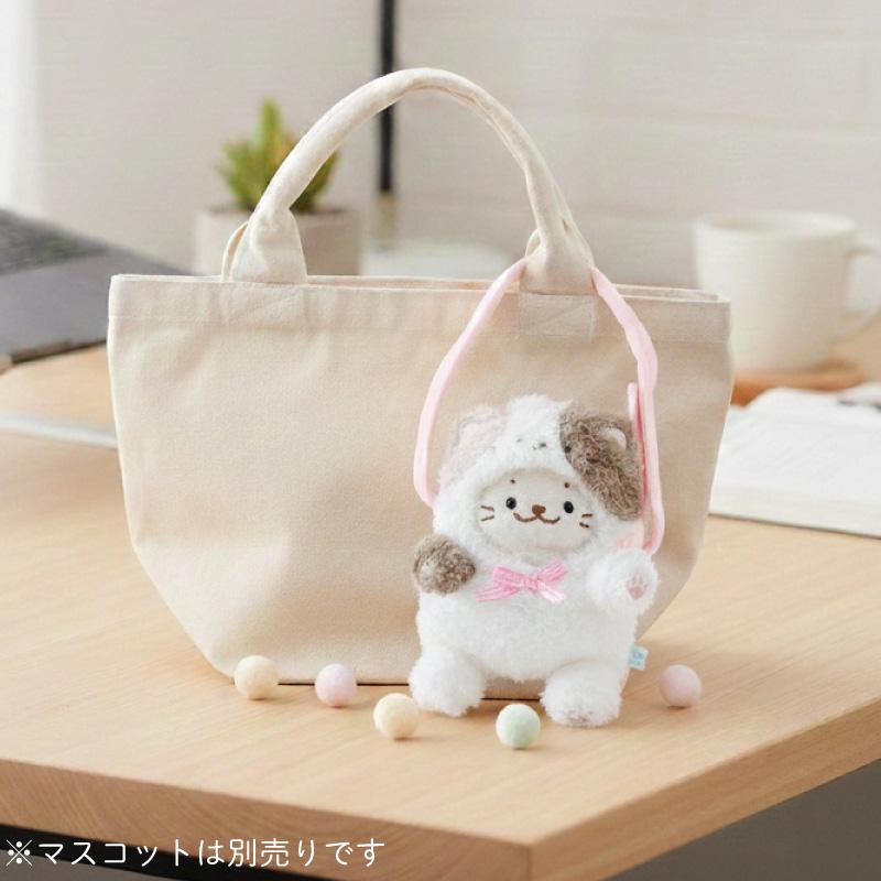 ついてきちゃうしろたん マスコット 着せ替え服 専用ショルダー付き 猫カバー 単品 〔三毛 グレー ハチワレ 黒〕 ついたん ぬいぐるみ ぬい撮り | Mother garden | 08