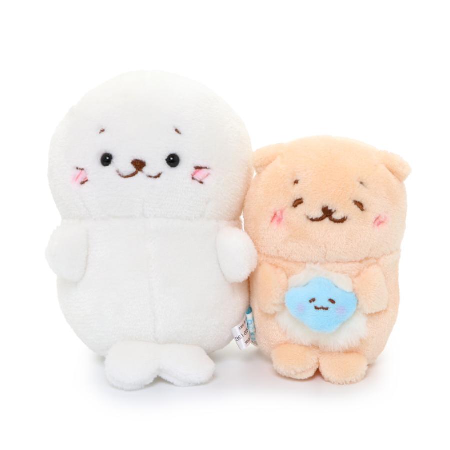 しろたん プチマスコット しろたんと一緒にまねっこ らっこいぬ ぬいぐるみ お座り ちびマスコット ミニマスコット マスコット らっこ ラッコ いぬ マザーガーデン 通販 Paypayモール