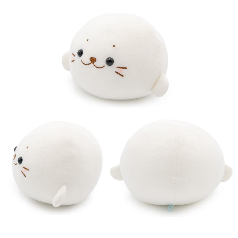 しろたん えだまめ仲良し ぬいぐるみ 55cm 大きい ぬいぐるみ 癒しグッズ 癒し 抱き人形 抱き枕 抱きぐるみ キャラクター らっこいぬ らむねの画像